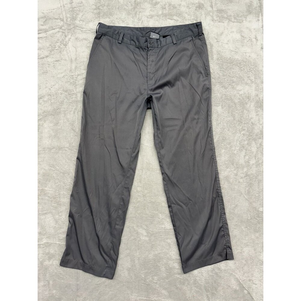 NIKE GOLF DRI FIT MENS 36 X 30 GREY LIGHTWEIGHT COURSE PANT